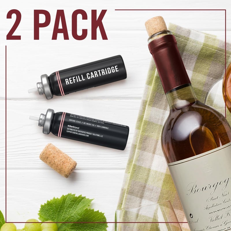 Berkland [2 Pack] Refill for CORK POPS® Wine Bottle Opener - Non-VOC Cartridges, Filled in The USA - Compatible with LEGACY™, ORIGINAL™ and All Other Models- Environmentally Friendly - No Taste/Smell - Image 5